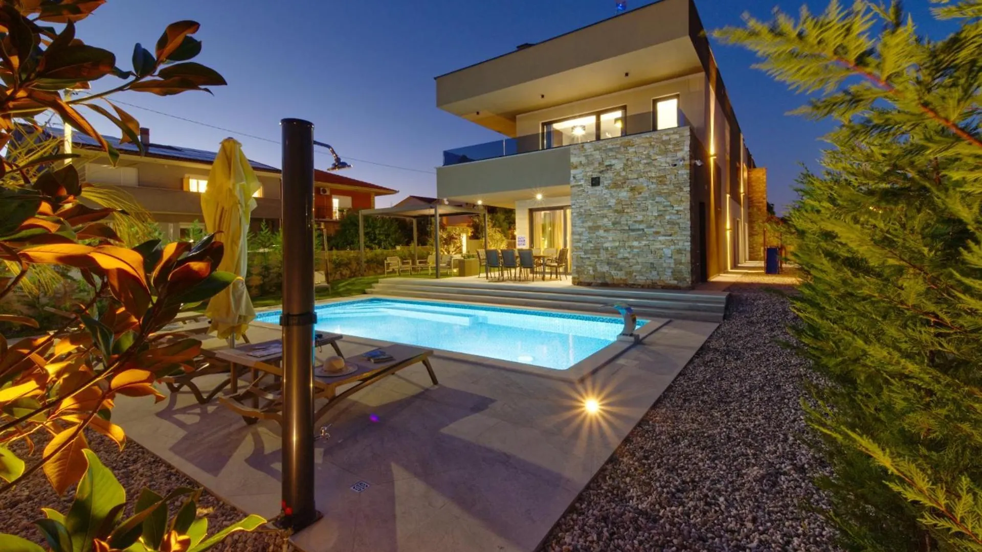 Villa Pieron&Bavigo With Pool, Jacuzzi And Sauna Marcana